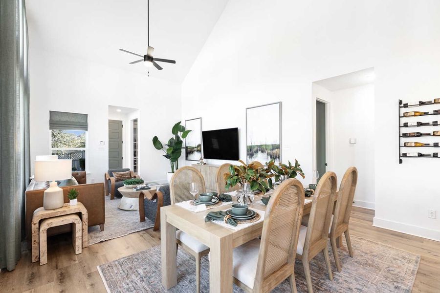 Representative Dining Room - some options shown Representative Dining Room - some options shown