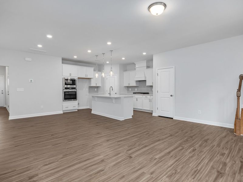 Representative unfurnished interior of a home built from the The Durham C by Davidson Homes LLC in Lake Park Villas, Wylie (Image 13).