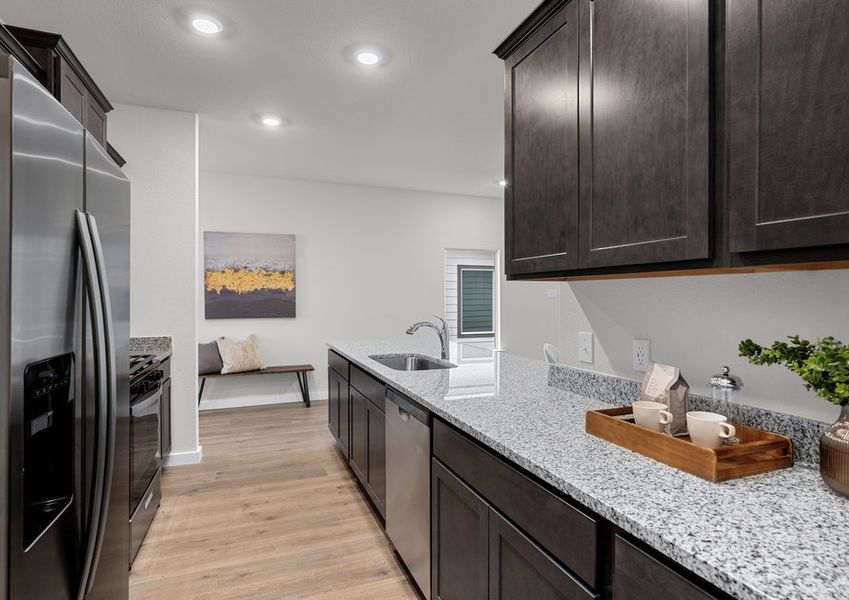The kitchen has energy-efficient appliances. The kitchen has energy-efficient appliances.