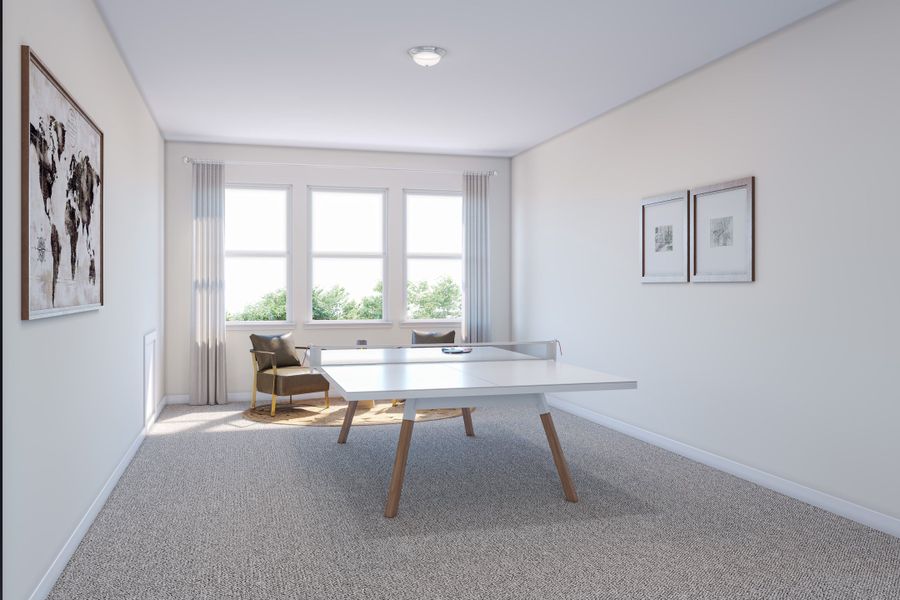 Furnished interior view inside a new home in Park Central, Georgetown (Image 15).