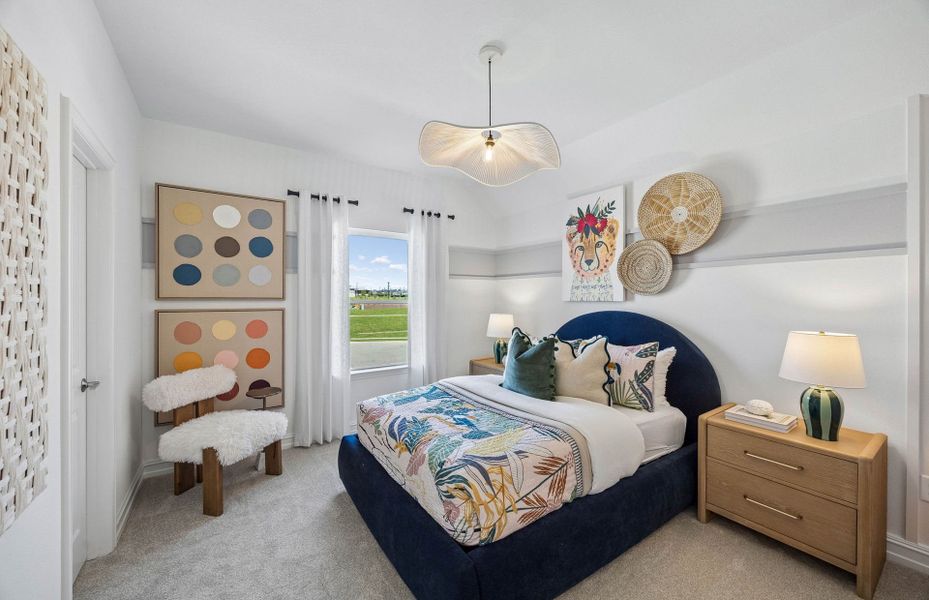 Representative furnished interior of a home built from the Rainier by Pulte Homes in Wilson Creek Meadows, Celina (Image 21).