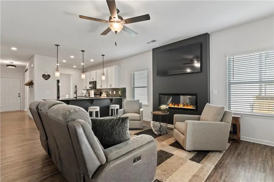 Furnished interior view inside a new home in , Temple (Image 7). Furnished interior view inside a new home in , Temple (Image 7).