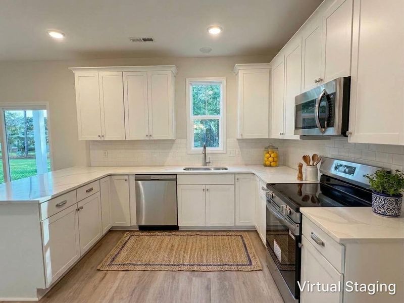 Furnished interior view inside a new home in Parkwood Estates, Leland (Image 13).
