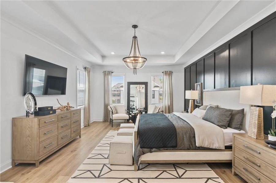 Furnished interior view inside a new home in Waterhaven, Cumming (Image 16).