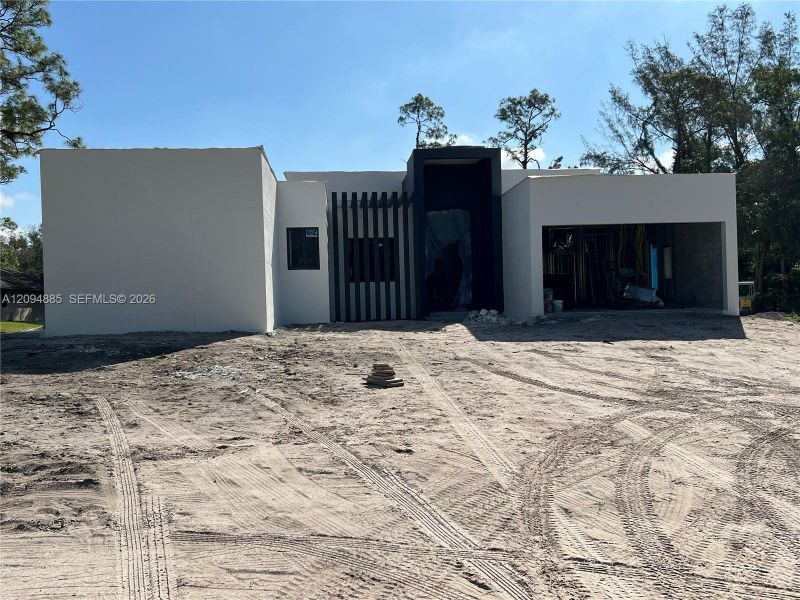 In-progress construction of a new home in , Parkland, FL (Image 12).