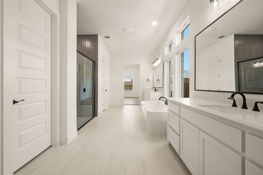 Furnished interior view inside a new home in Parks of Aledo, Aledo (Image 16).