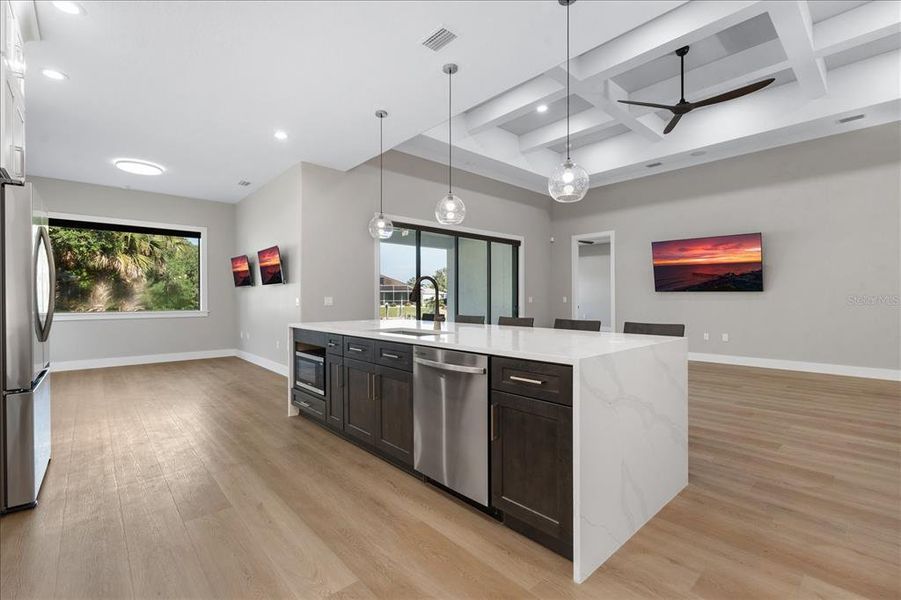 Furnished interior view inside a new home in , Palm Coast (Image 16).