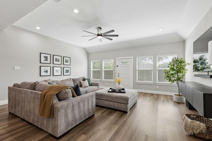 Furnished interior view inside a new home in , Dallas (Image 4).
