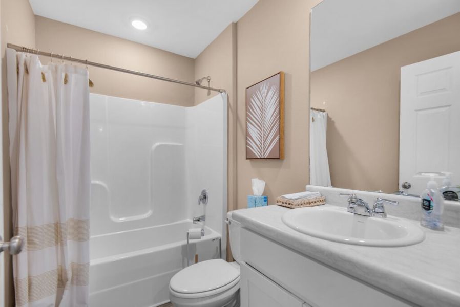 Furnished interior view inside a new home in Salt Creek At Mexico Beach, Mexico Beach (Image 11).