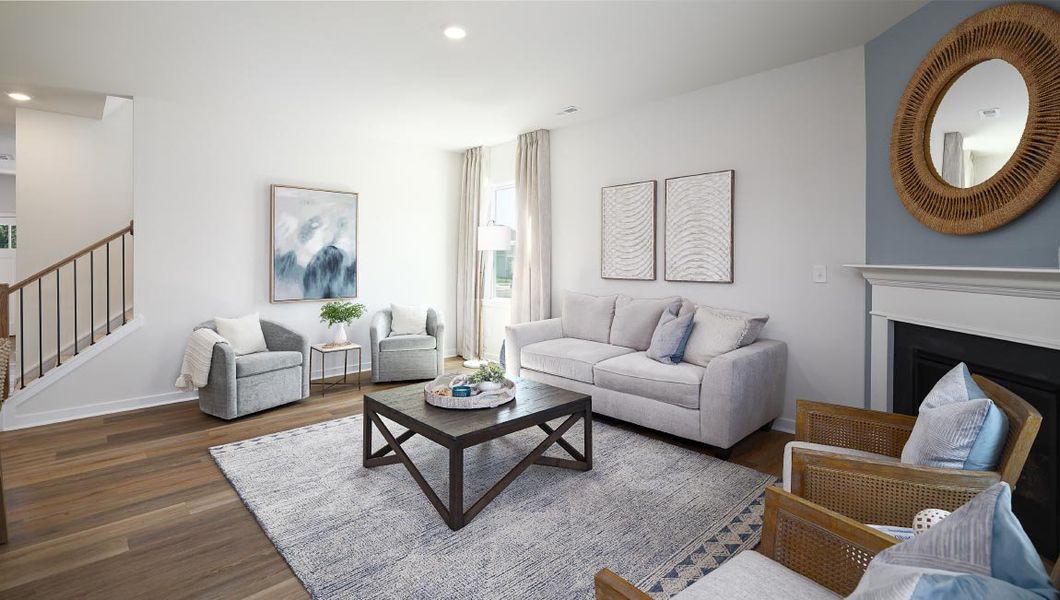 Furnished interior view inside a new home in Brandon Creek, Gastonia (Image 10).
