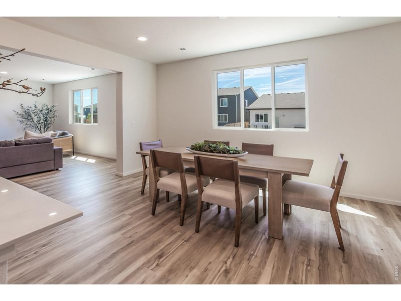 Furnished interior view inside a new home in , Johnstown (Image 8). Furnished interior view inside a new home in , Johnstown (Image 8).