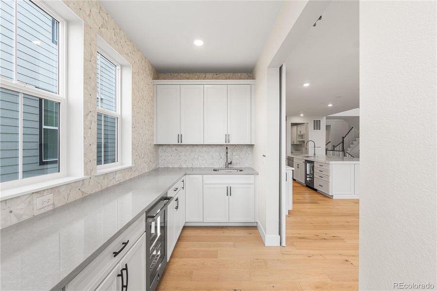 Furnished interior view inside a new home in Luxe at The Canyons, Castle Pines (Image 30).