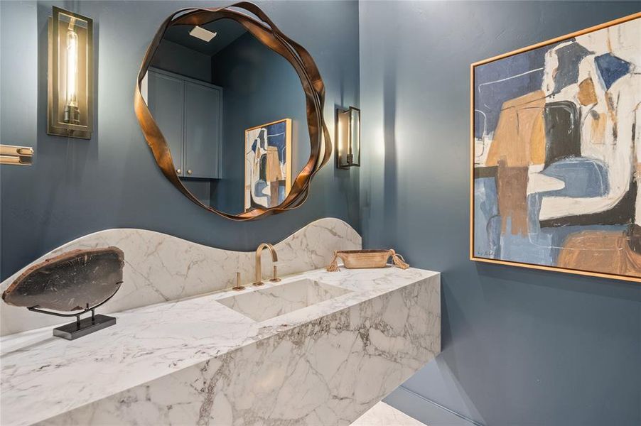 Furnished interior view inside a new home in , Dallas (Image 26).