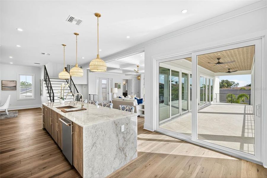 Furnished interior view inside a new home in , St. Petersburg (Image 33).