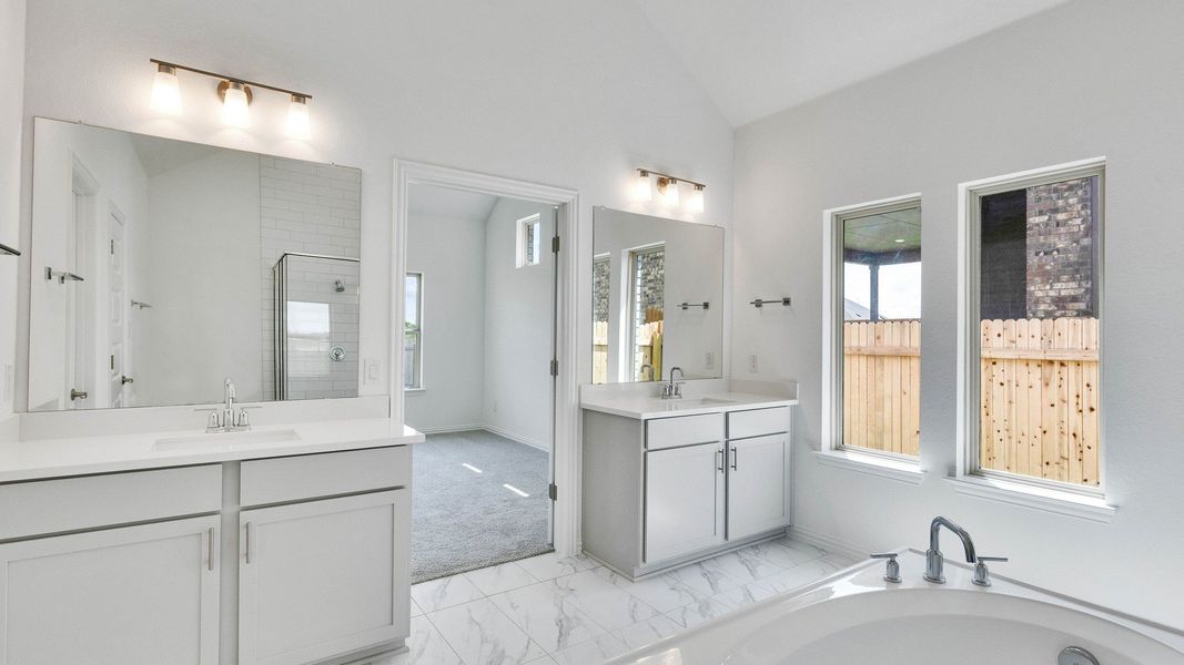 Furnished interior view inside a new home in Carillon, Manor (Image 14). Furnished interior view inside a new home in Carillon, Manor (Image 14).