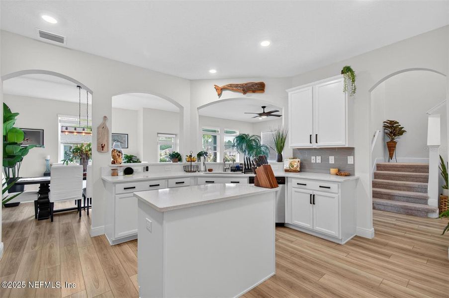 Furnished interior view inside a new home in Sawmill Creek at Palm Coast Park, Palm Coast (Image 44).