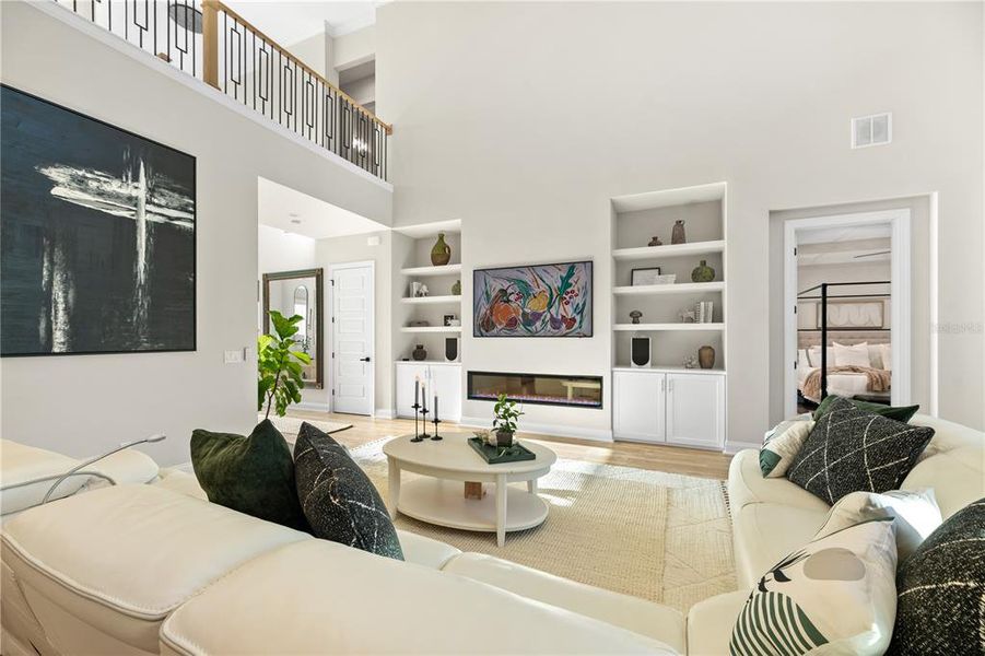 Furnished interior view inside a new home in , Flagler Beach (Image 46).