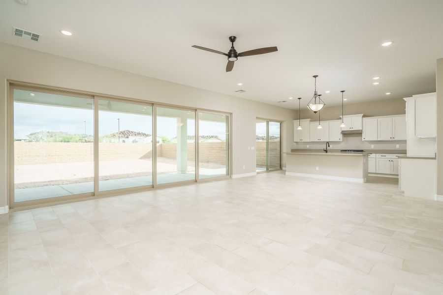 Spacious, unfurnished interior of a new home in Harmony at Montecito in Estrella, Goodyear (Image 19).