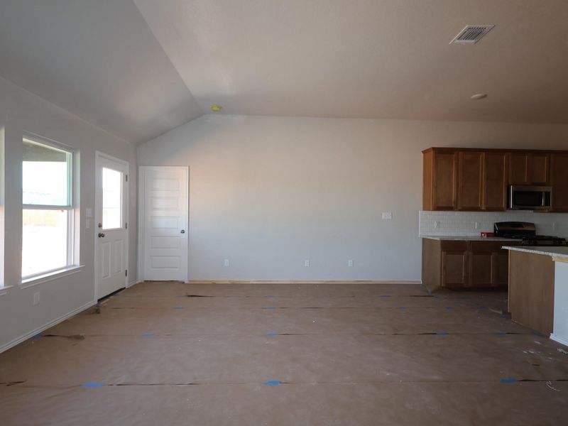 In-progress construction of a new home in Carillon, Manor, TX (Image 5).