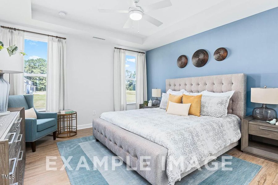 Furnished interior view inside a new home in Tobacco Road, Angier (Image 15).