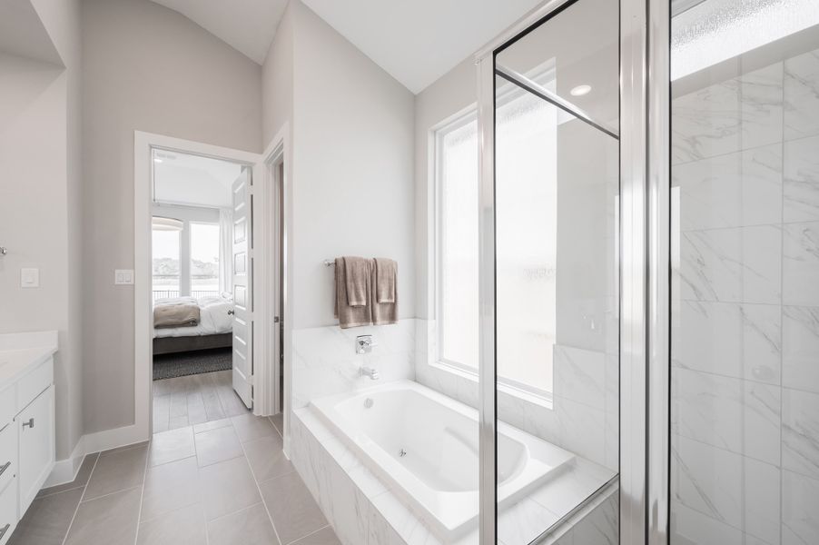 Representative furnished interior of a home built from the Verdin by Tri Pointe Homes in Pecan Ridge, Fulshear (Image 30).