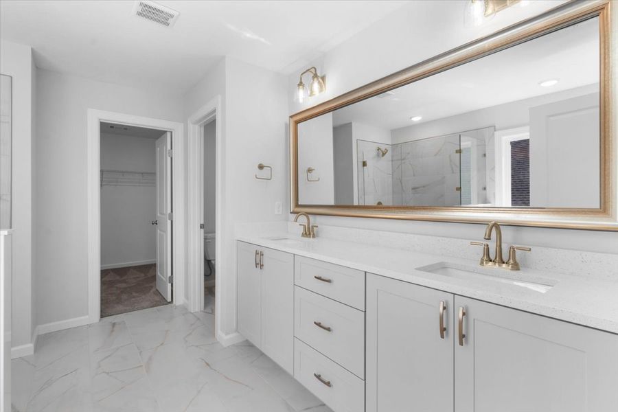 Primary Bathroom | 264 Prominence Drive, Spa-Inspired Ensuite Primary Bathroom | 264 Prominence Drive, Spa-Inspired Ensuite