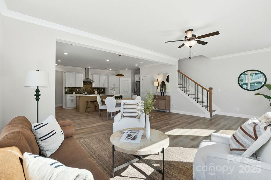 Furnished interior view inside a new home in , Charlotte (Image 15).