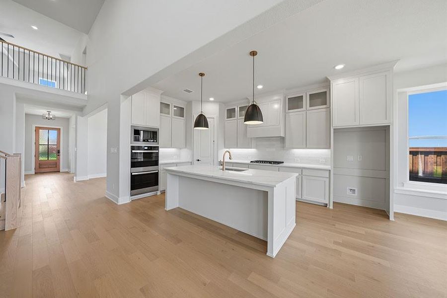 Furnished interior view inside a new home in Hillside Village, Celina (Image 8).