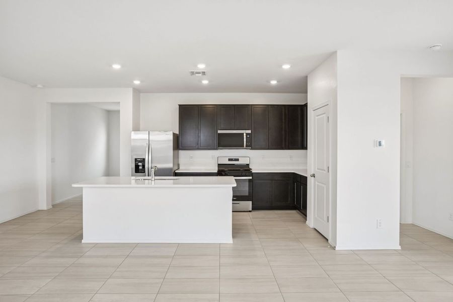 Furnished interior view inside a new home in Bella Camino Traditions, San Tan Valley (Image 3).