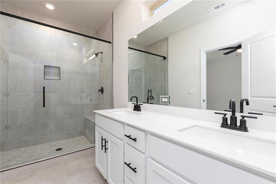 Furnished interior view inside a new home in Mount Tabor Pointe, Dallas (Image 4).