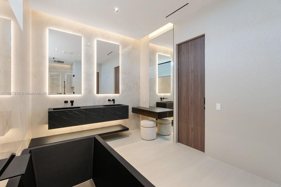 Furnished interior view inside a new home in , North Miami (Image 24).