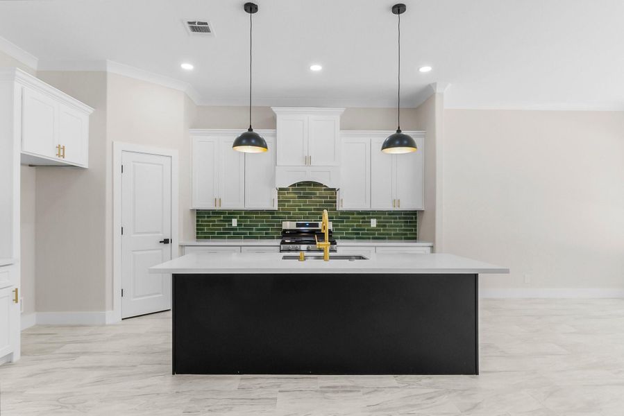 Furnished interior view inside a new home in , Livingston (Image 10).