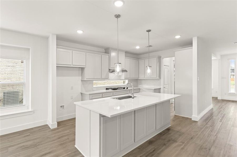 Furnished interior view inside a new home in Villages of Creekwood, Frisco (Image 5).