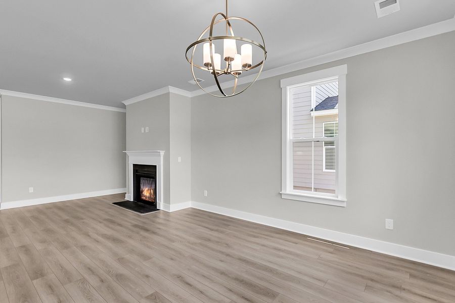 Spacious, unfurnished interior of a new home in Pineland Preserve, Summerville (Image 37).