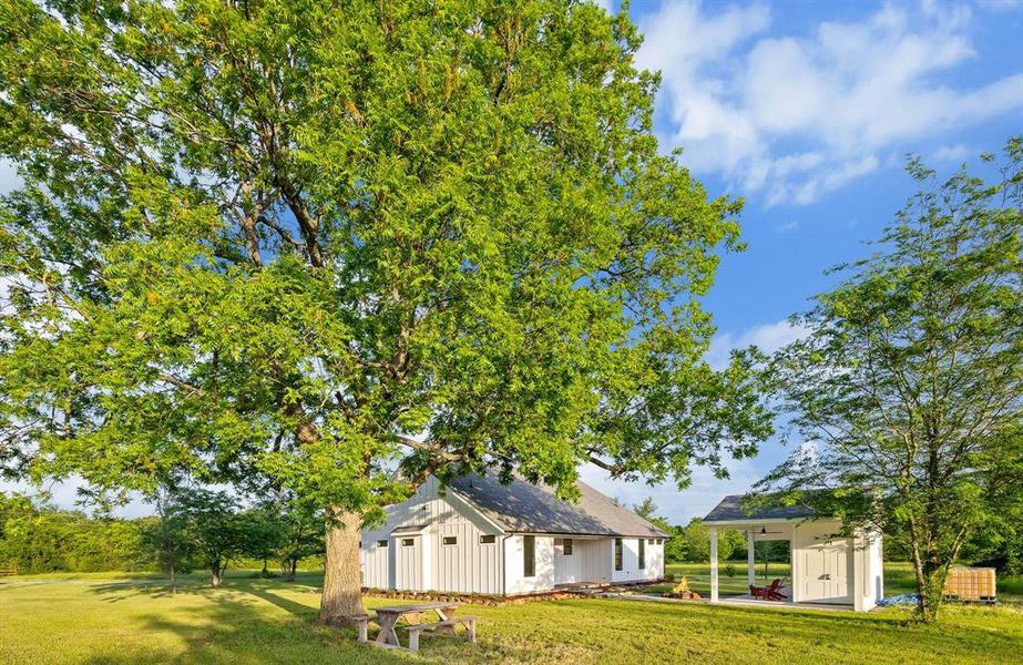Exterior details and patio area of a home in , Ladonia (Image 31). Exterior details and patio area of a home in , Ladonia (Image 31).