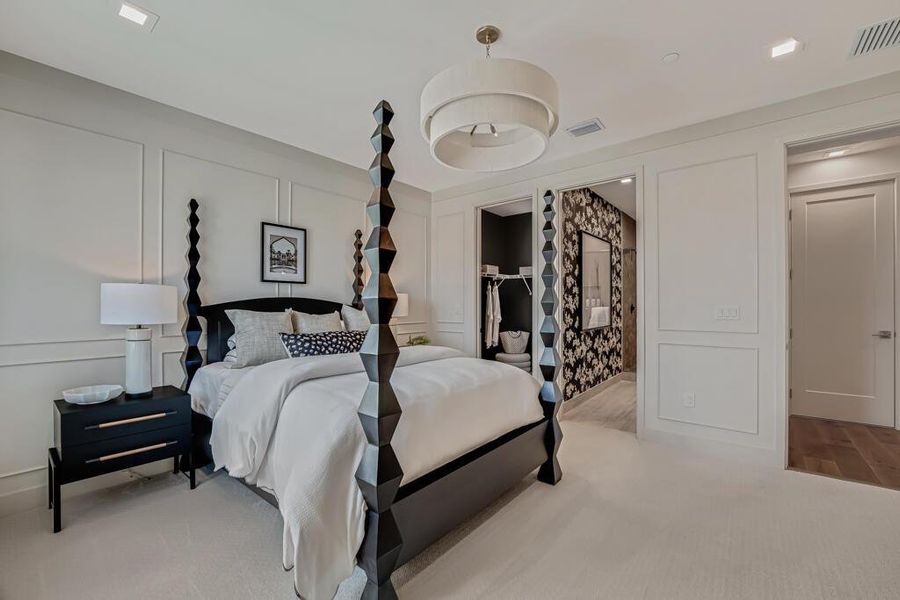 Furnished interior view inside a new home in Apex at Avenir, Palm Beach Gardens (Image 76).