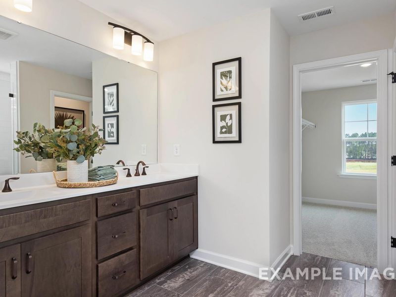 Representative furnished interior of a home built from the The Willow B by Davidson Homes LLC in Wendell Ridge, Wendell (Image 16).