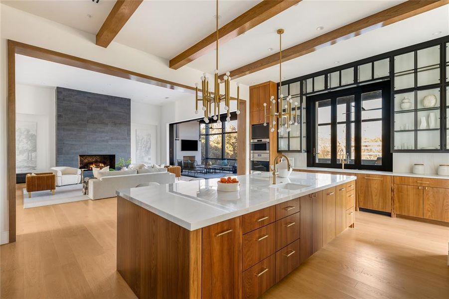 Furnished interior view inside a new home in , Dallas (Image 10).