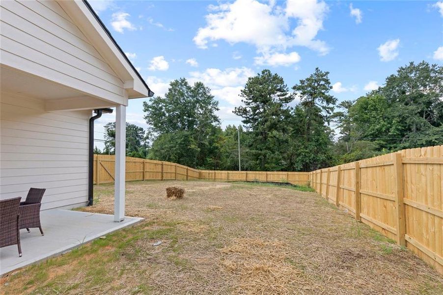 Exterior details and patio area of a home in , Douglasville (Image 29).