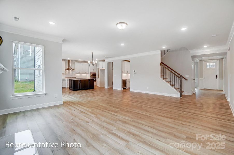 Spacious, unfurnished interior of a new home in The Enclave at Laurelbrook, Sherrills Ford (Image 26).