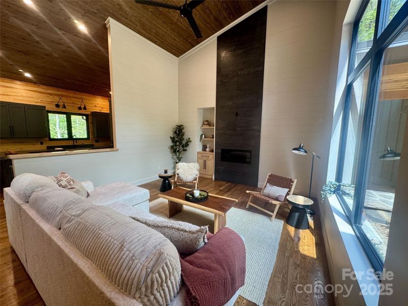 Furnished interior view inside a new home in , Brevard (Image 15).