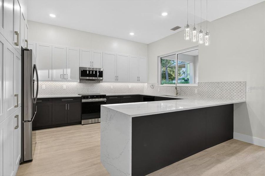 Furnished interior view inside a new home in , Tarpon Springs (Image 8).