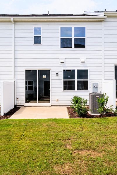Exterior details and patio area of a home in Vaughan Farms, Angier (Image 20). Exterior details and patio area of a home in Vaughan Farms, Angier (Image 20).