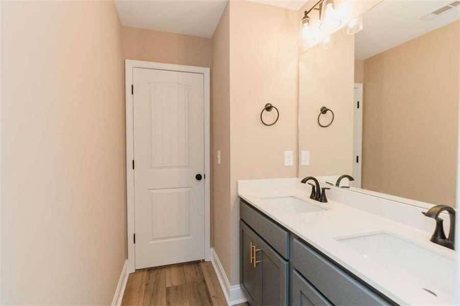 Furnished interior view inside a new home in , Douglasville (Image 17). Furnished interior view inside a new home in , Douglasville (Image 17).