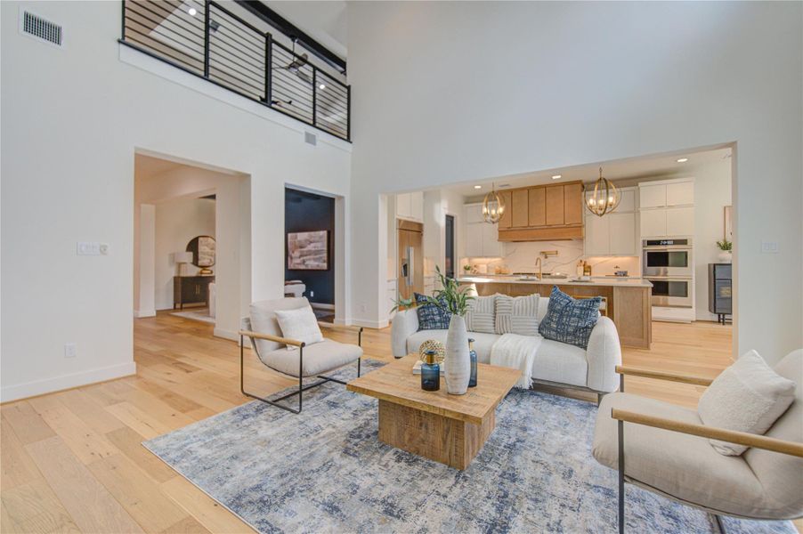 Furnished interior view inside a new home in Westview Terrace, Houston (Image 11). Furnished interior view inside a new home in Westview Terrace, Houston (Image 11).