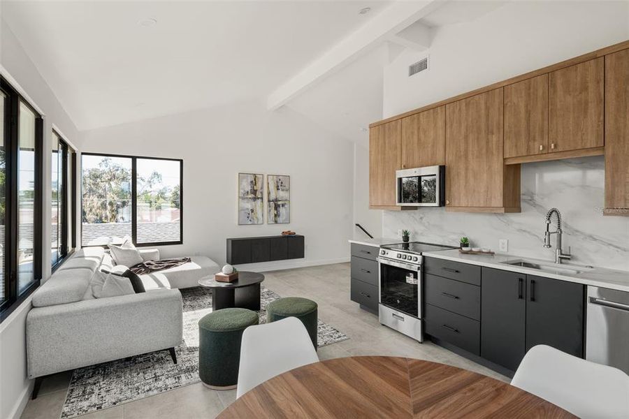 Furnished interior view inside a new home in , Winter Park (Image 15).