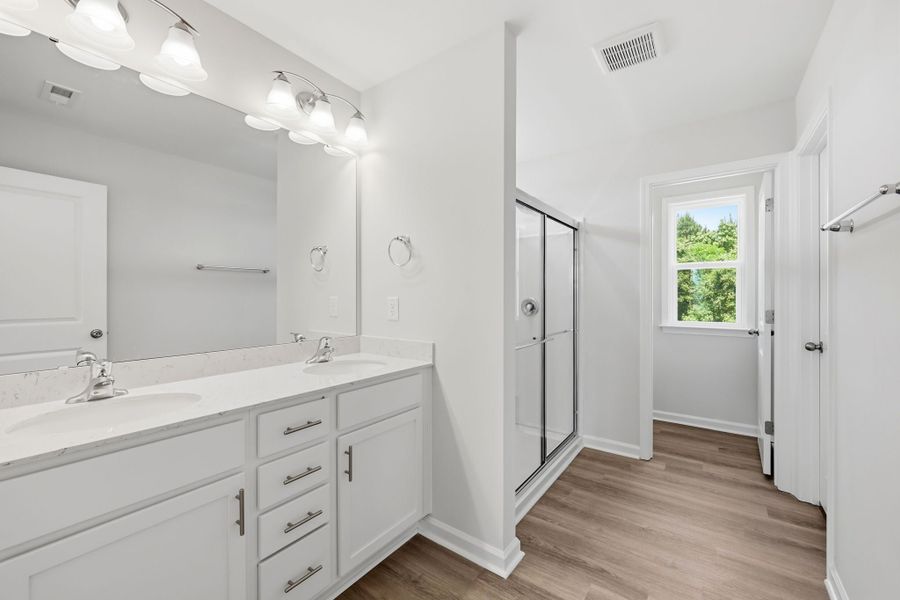 Furnished interior view inside a new home in The Farm at Neill's Creek, Lillington (Image 11).