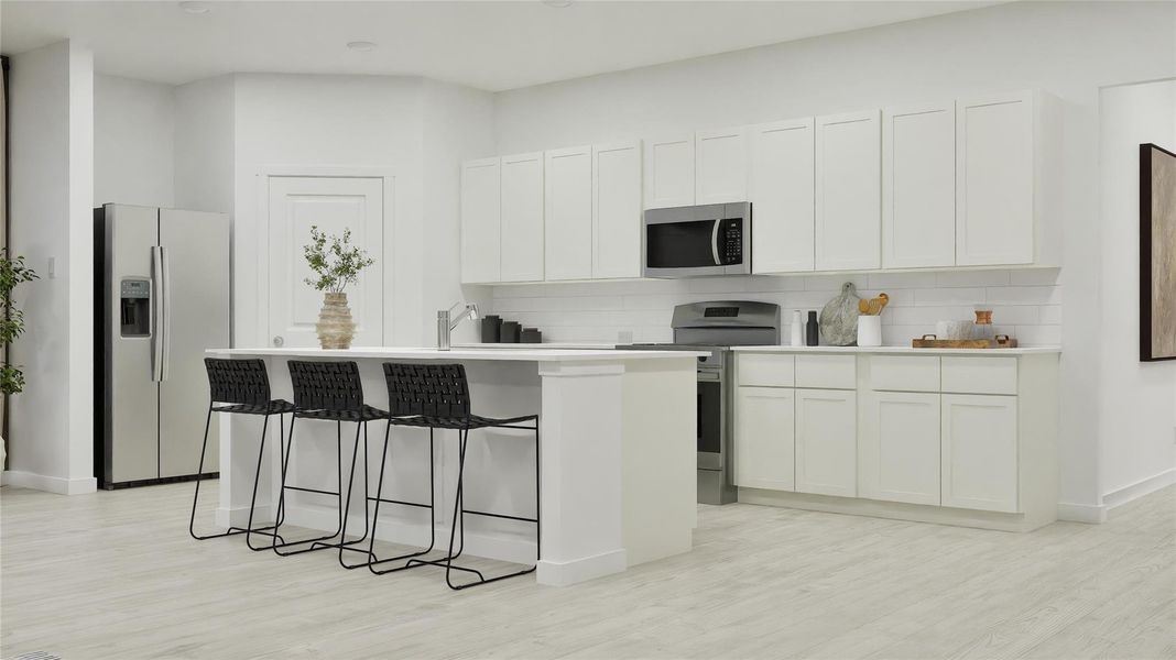 Furnished interior view inside a new home in Waterstone, Kyle (Image 17).