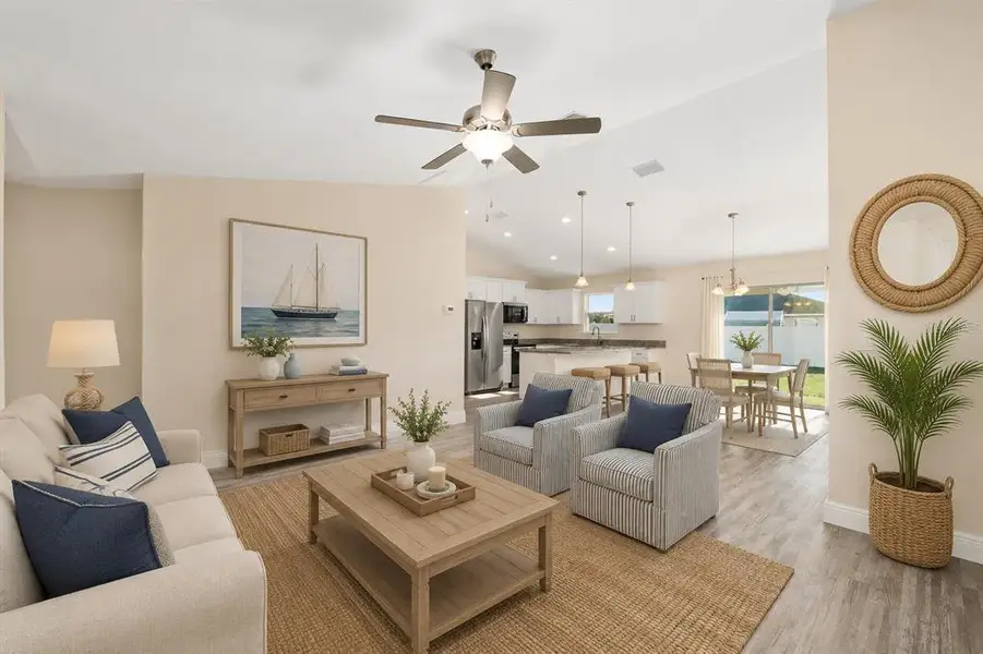 Furnished interior view inside a new home in , Ocala (Image 7).