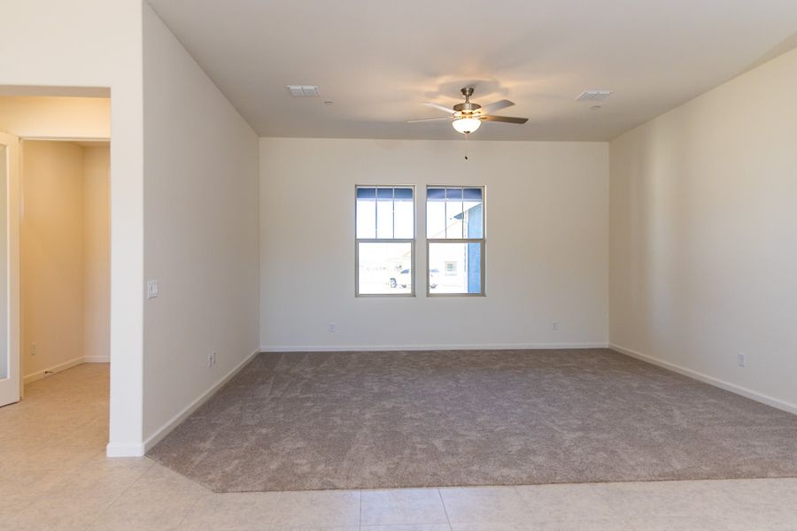 Spacious, unfurnished interior of a new home in Heritage Pointe, Chino Valley (Image 26). Spacious, unfurnished interior of a new home in Heritage Pointe, Chino Valley (Image 26).